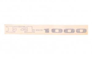 Decalco "F4 - 1000" per cupolino per MV Agusta F