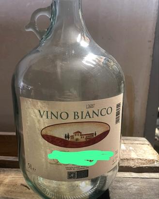 Fiaschi x olio o vino da 5 lt
