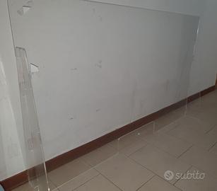 Pannello in plexiglass da banco