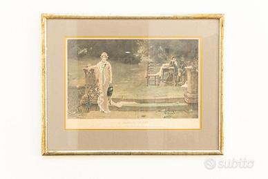 Quadro con stampa ''Una nuvola di Passaggio''