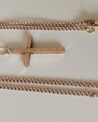 collana con croce 10k ⭐