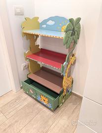Libreria scaffale  per Bambini in legno