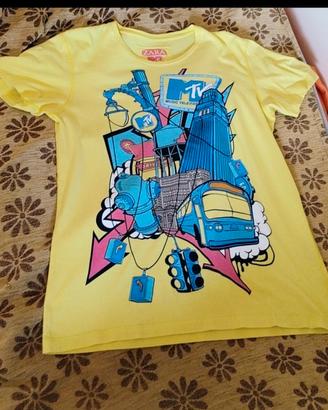 T-shirt ZARA x MTV 2019 Edition, tg M 