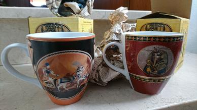 tazzine tazze egizie egiziane in porcellana