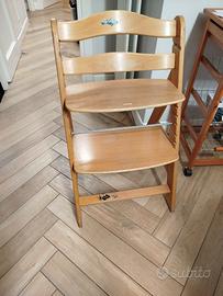 Sedia hauck colore legno natural