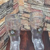  coppia boccale birra forst stivale 