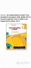 libro colori della matematica 