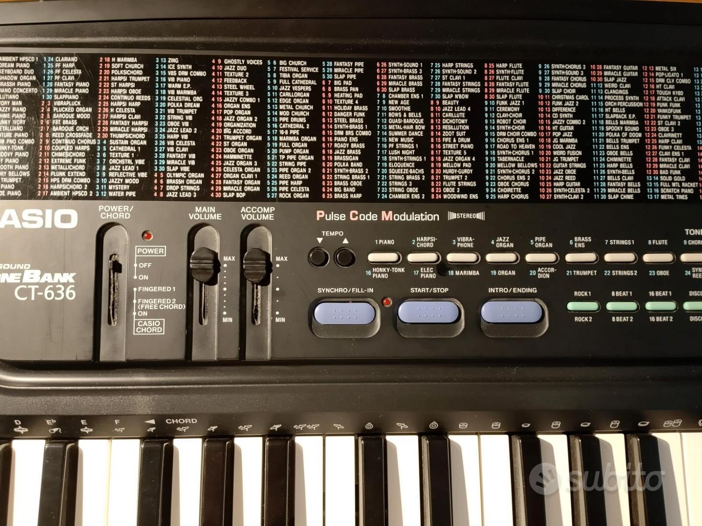 tastiera Casio tone bank CT 636 Strumenti Musicali In vendita a