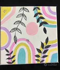 Quadri Boho Dipinti A Mano