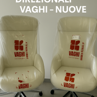 2 Poltrone Direzionali VAGHI – Nuove, Imballate