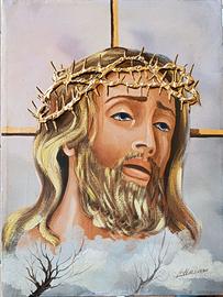 Quadro del cristo di Gisella Macaro