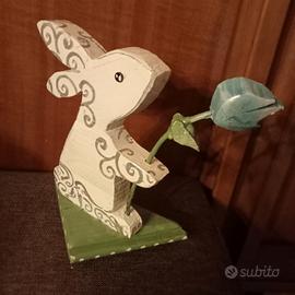 coniglietto decorativo pasquale artigianale 