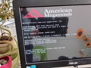 P.C. all in one.  Formattato