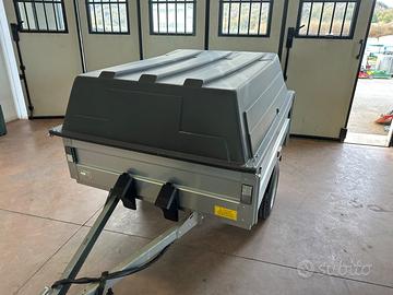 Carrello rimorchio Cresci B3 con coperchio