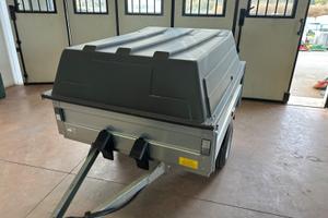 Carrello rimorchio Cresci B3 con coperchio