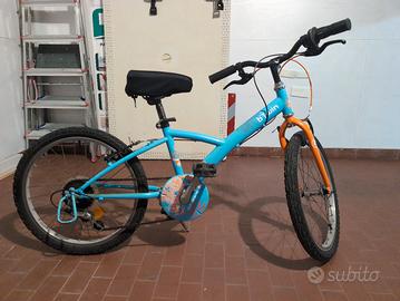 bici  btwin misura 20 per bambino