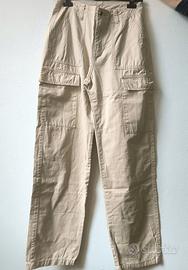 Pantaloni cargo beige
