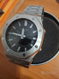 casio ga2100 cover acciaio 