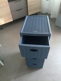 cassettiera in plastica 