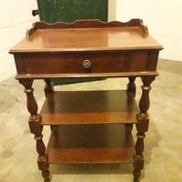 Comodino antiquariato legno scuro