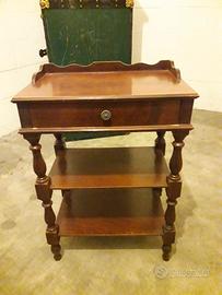Comodino antiquariato legno scuro