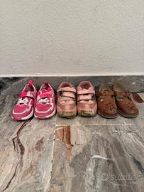 Scarpe bambina varie taglie e condizioni