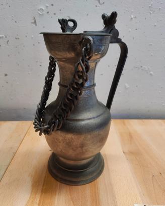 Caraffa Boccale Peltro Svizzero 1,3 lt