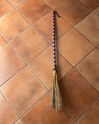 Scopa strega carnevale o Halloween