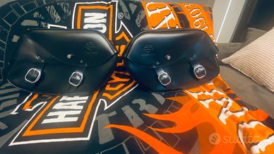 Borse laterali sgancio rapido Harley Davidson