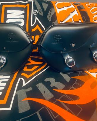 Borse laterali sgancio rapido Harley Davidson