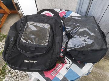 Borsa moto scomponibile