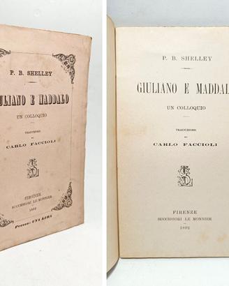 GIULIANO E MADDALO. UN COLLOQUIO. P.B. SHELLEY