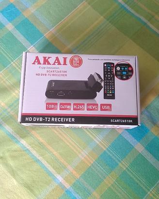 Decoder dvb-t2 scart akai 26510k