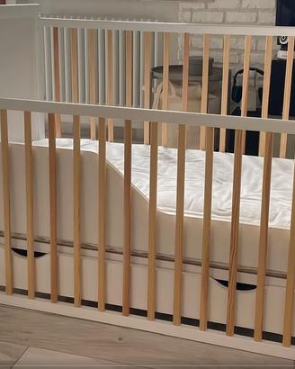 Culla Neonato Lettino Legno