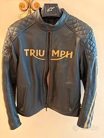 Giacca pelle traforata Triumph Braddan Air tg M