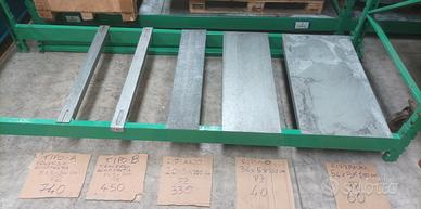 ripiani + rompitratta per scaffalature industriali