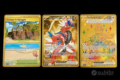 3 CARTE POKÉMON TOP GOLD 
