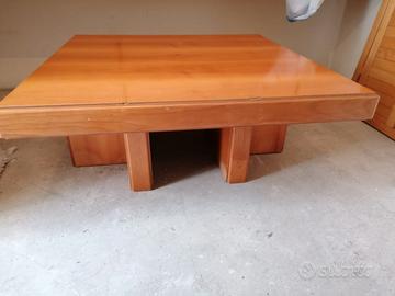  coppia tavolini - tavolino salotto basso ciliegio