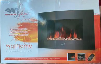 Termoconvettore camino elettrico Wallflame