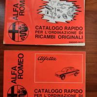 Manuali uso d'officina auto e catalogo Ricambi