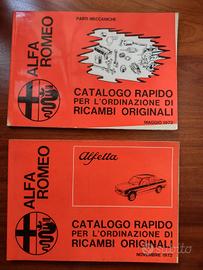 Manuali uso d'officina auto e catalogo Ricambi