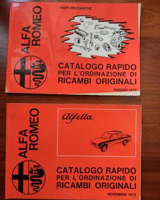 Manuali uso d'officina auto e catalogo Ricambi