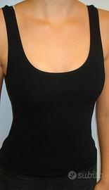 Lotto di 100 canotte con corpetto interno - NERO