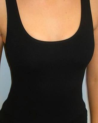 Lotto di 100 canotte con corpetto interno - NERO