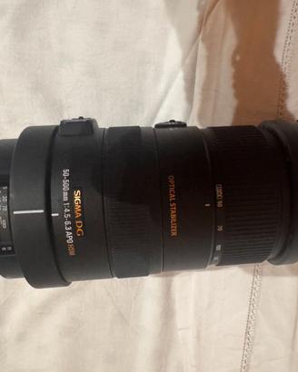 OTTICA SIGMA 50-500 PER CANON