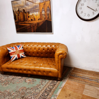 Divano Chester Chesterfield club inglese cuoio