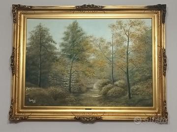Quadro"Nel bosco autunnale all'infinito"di Parena