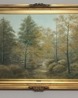 Quadro"Nel bosco autunnale all'infinito"di Parena