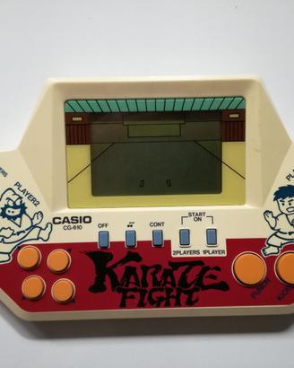 Videogioco vintage Casio CG610 KARATE FIGHT (1986)