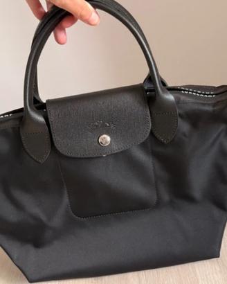 Borsa a spalla nera Longchamp